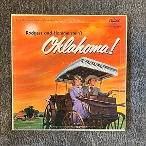 Oklahoma! Original Motion Picture Soundtrack Vinyl - Yellow & White Cover